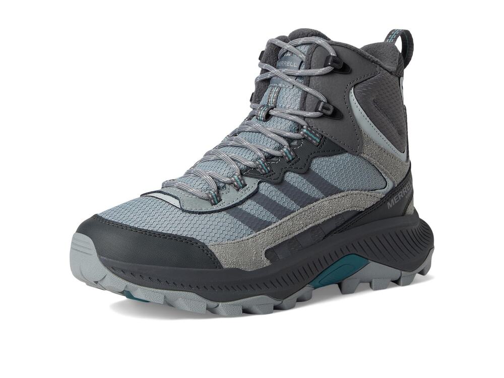 Merrell Women Speed Strike 2 Thermo Mid Waterproof Boots Monument 8US